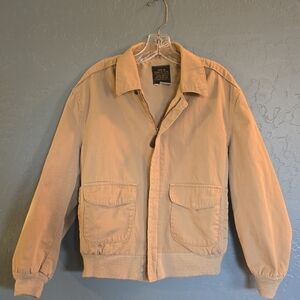 VTG Avirex Type A-2 Men's Classic Beige Bomber Jacket